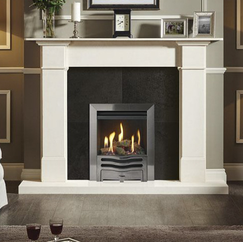 Gazco Logic HE Wave, inset gas fire